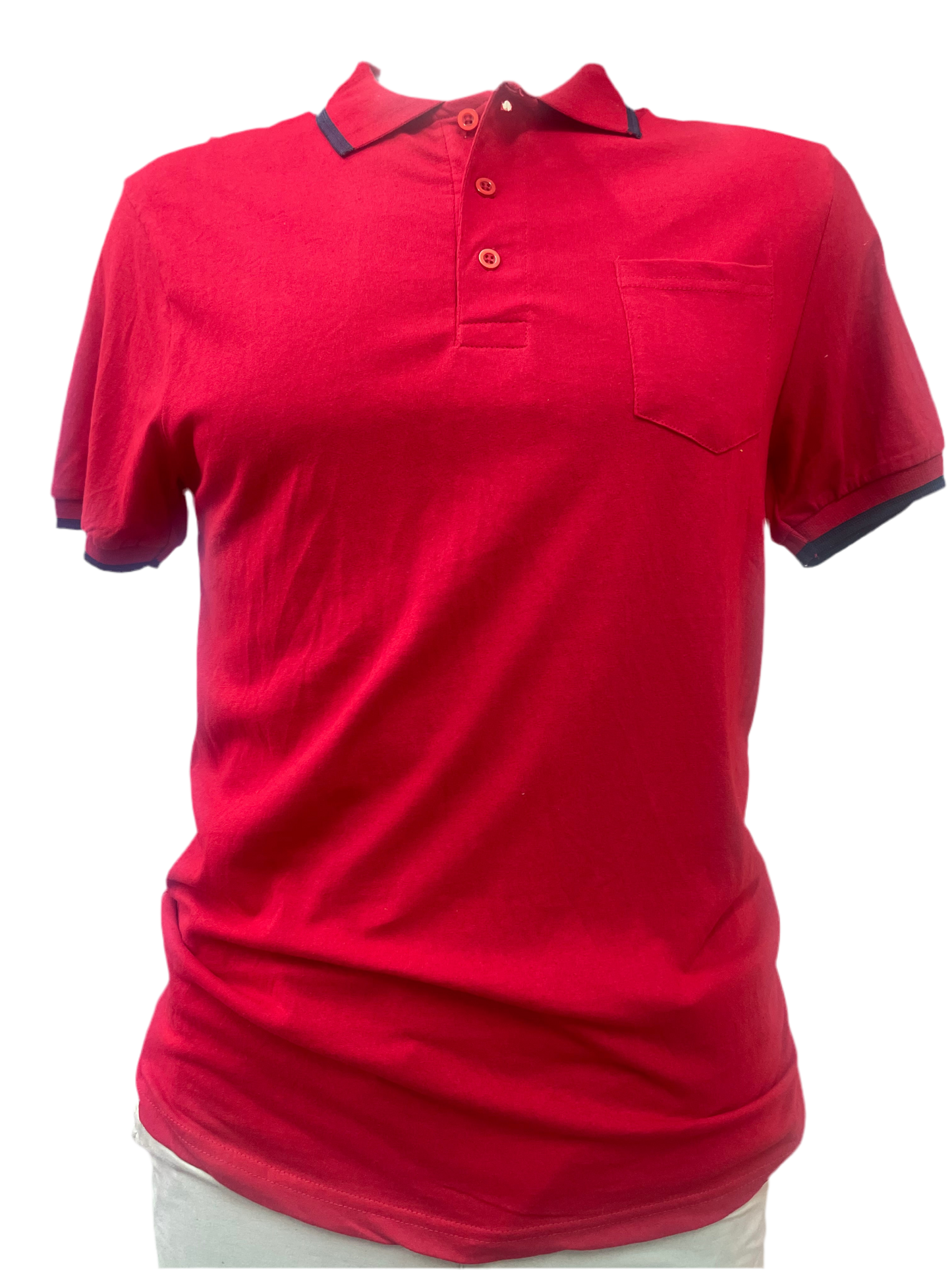 Plain Short Sleeve Collared Casual Mens Golf Shirts