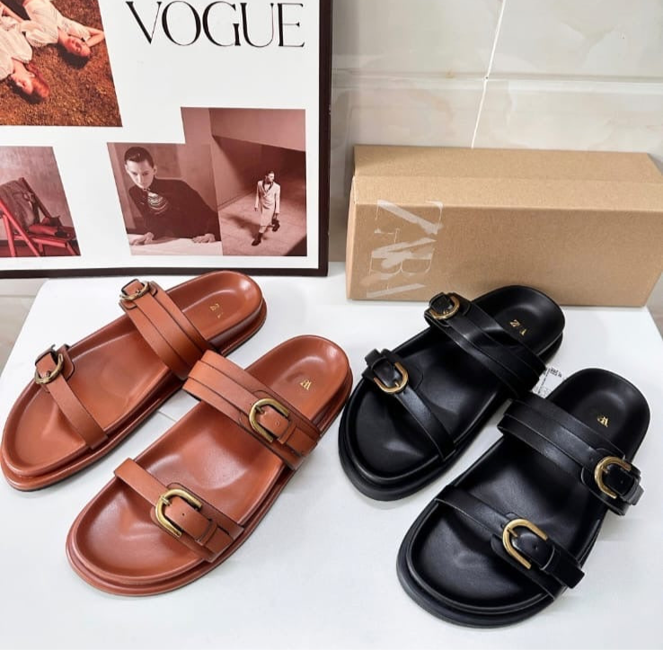 Zara Double Strap Sandals