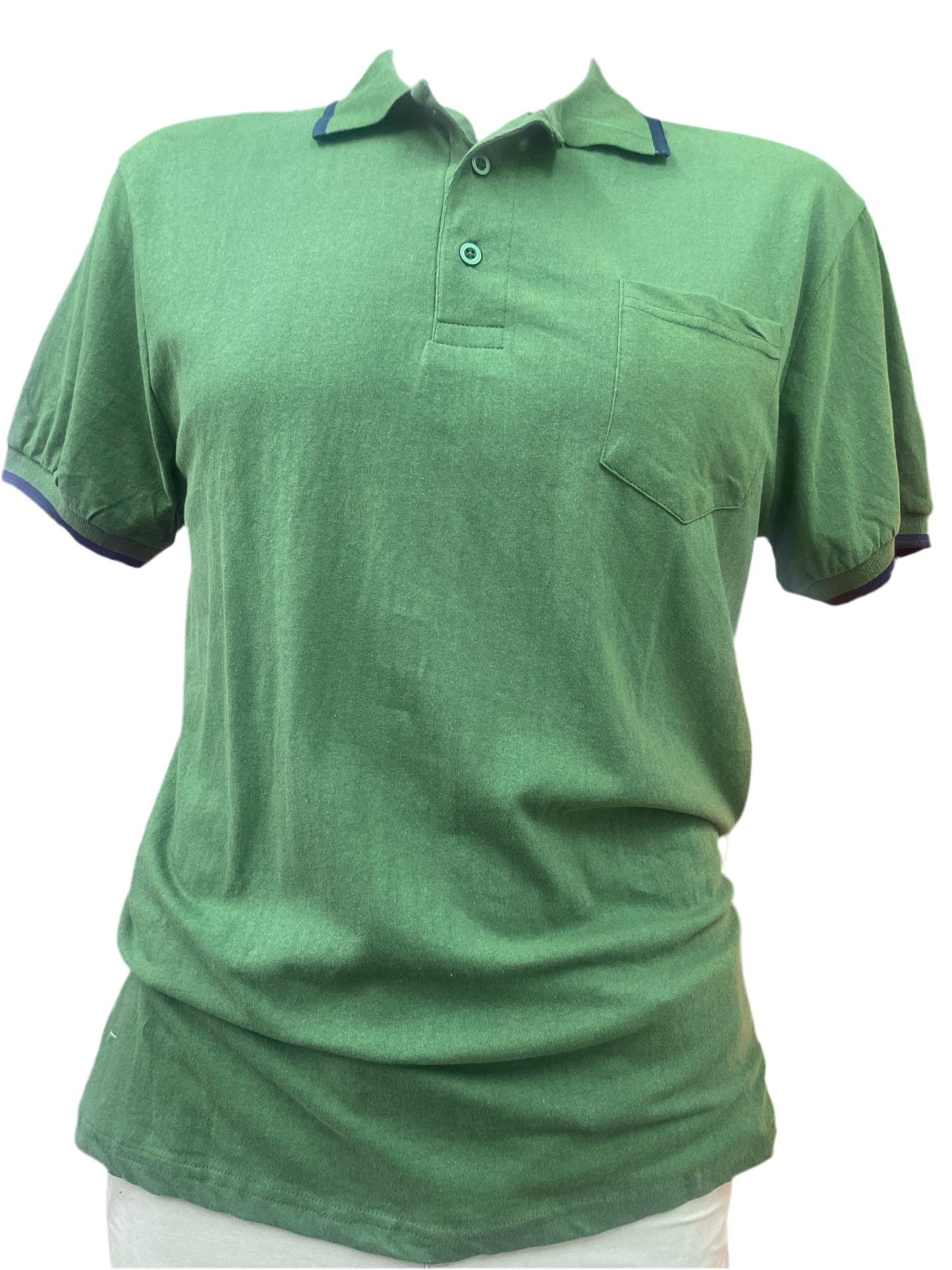 Plain Short Sleeve Collared Casual Mens Golf Shirts