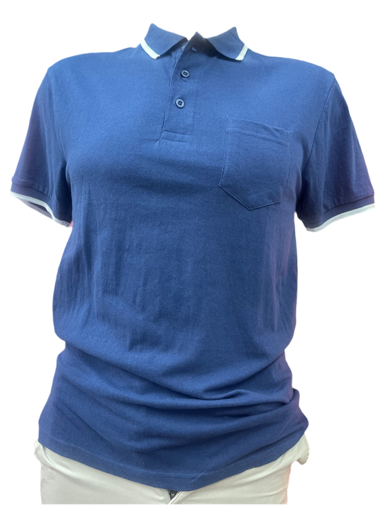 Plain Short Sleeve Collared Casual Mens Golf Shirts